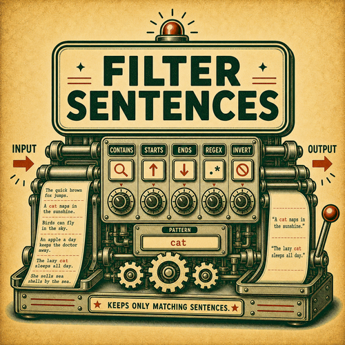 Filter Sentences